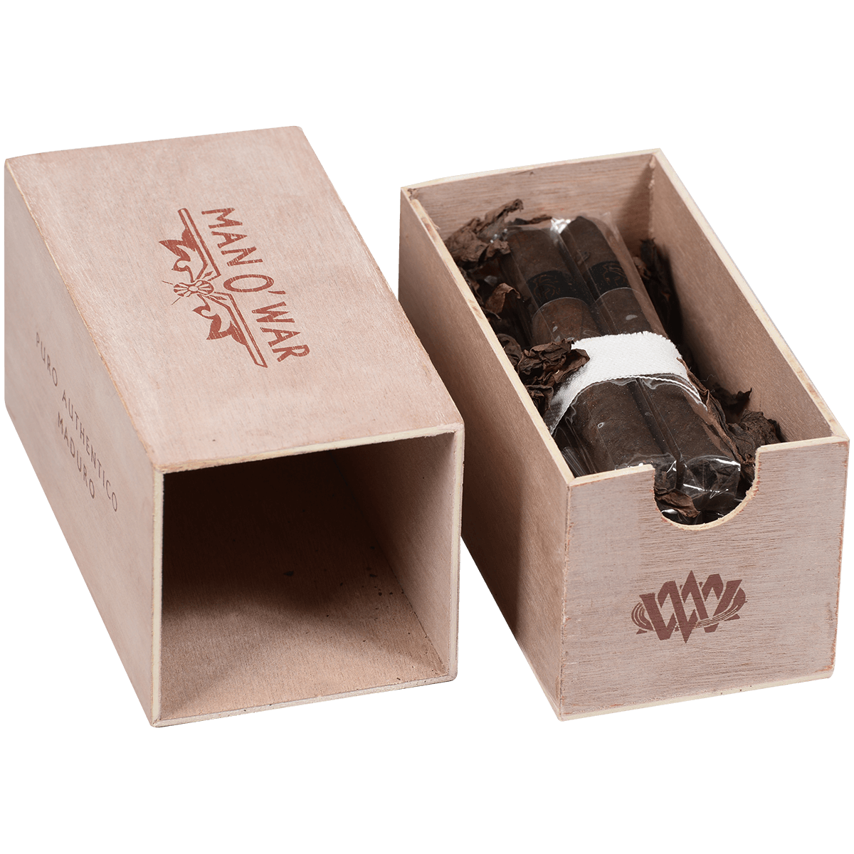 Man O War Puro Authentico Belicoso Maduro 10 Ct. Box 4.50X50