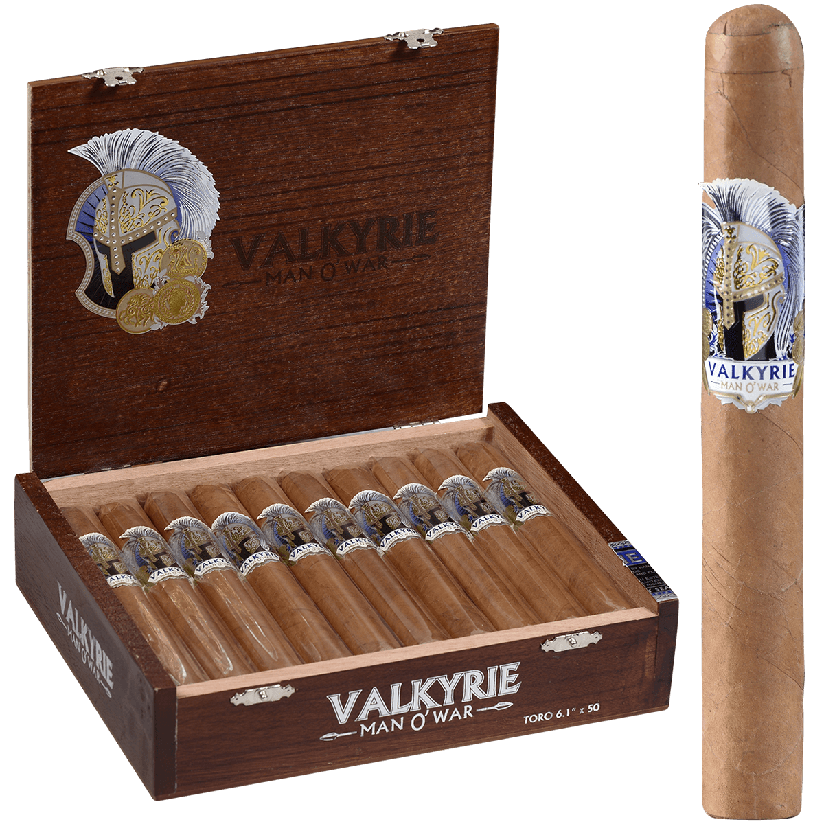 Man O War Valkyrie Toro 20 Ct Box 6.10X50