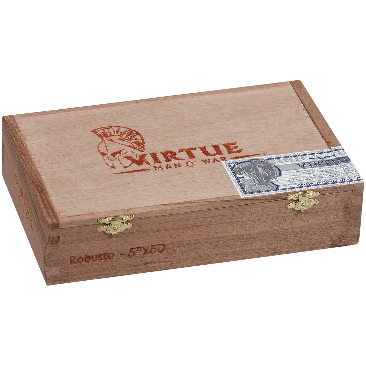 Man O' War Virtue Robusto 22 Ct. Box 5.00X50