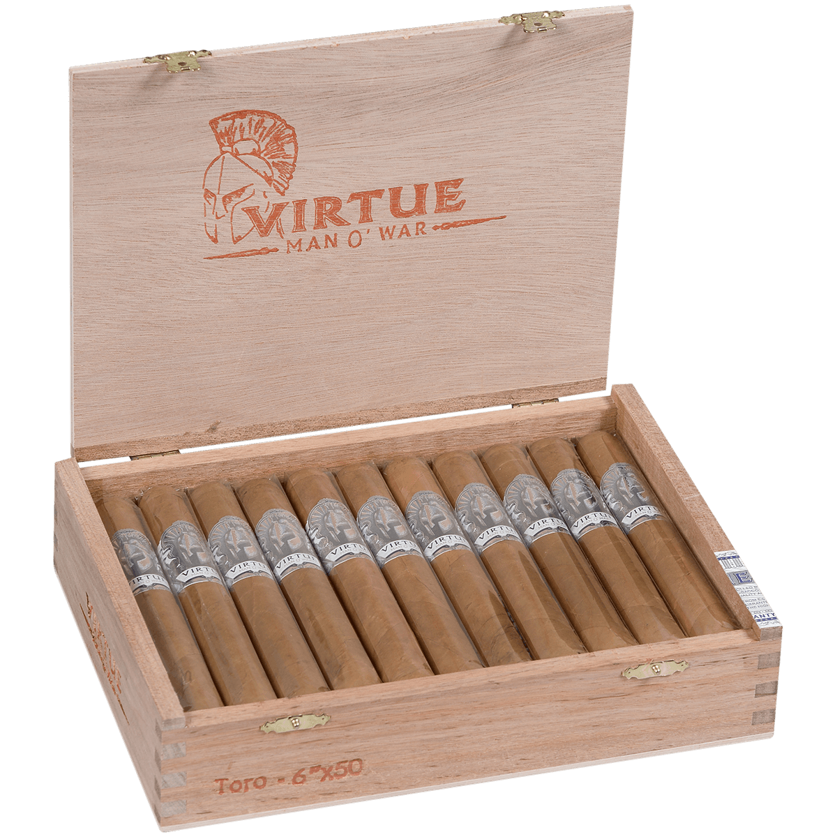 Man O' War Virtue Toro 22 Ct. Box 6.00X50
