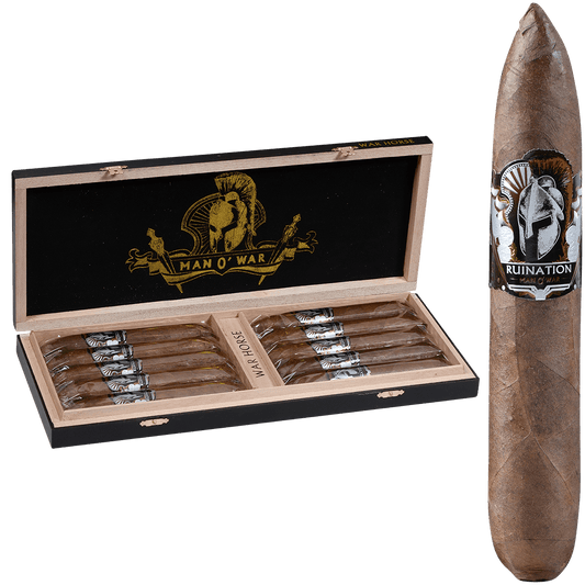 Man O' War Ruination War Horse Perfecto 10 Ct. Box 6.50X64