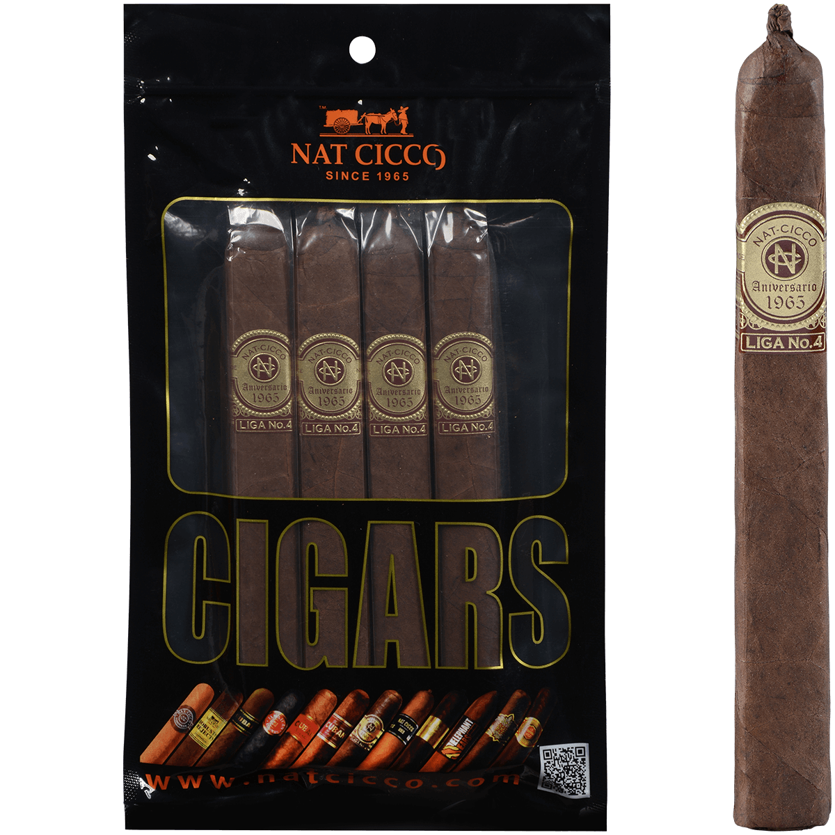 Promo Nat Cicco Cigars Sampler 4 Ct. Pack
