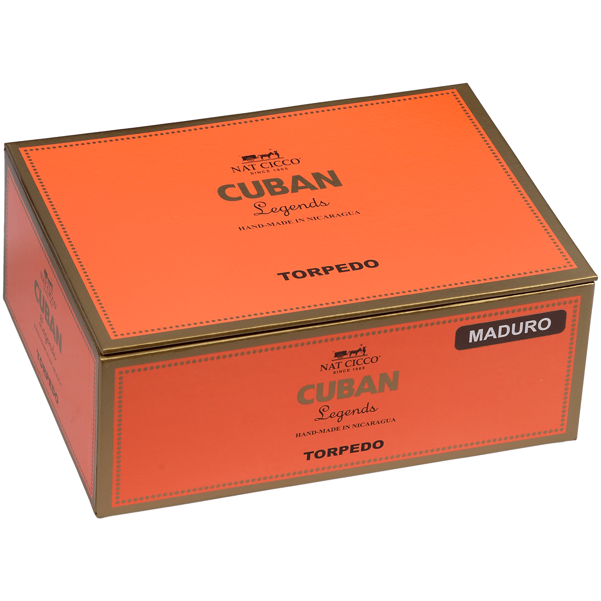 Nat Cicco Cuban Legends Maduro Torpedo 40 Ct. Box 6.00X54