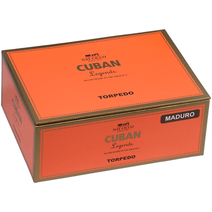 Nat Cicco Cuban Legends Maduro Torpedo 40 Ct. Box 6.00X54