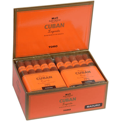 Nat Cicco Cuban Legends Maduro Toro 40 Ct. Box 6.00X56