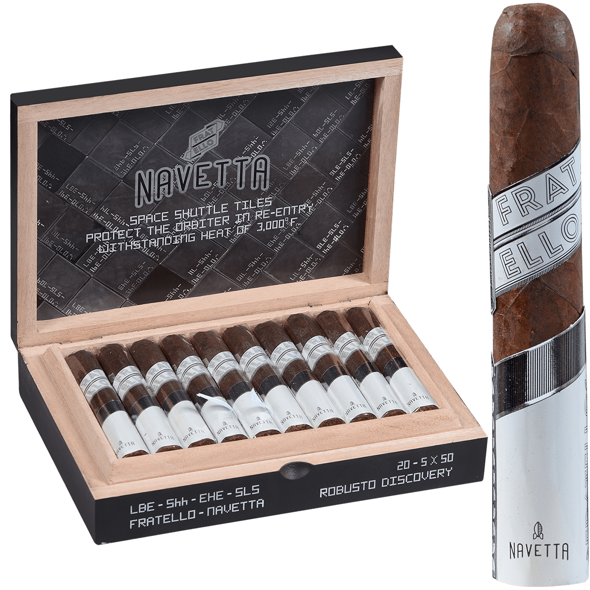 Fratello Navetta Discover (Robusto) 20 Ct. Box 5.00X50
