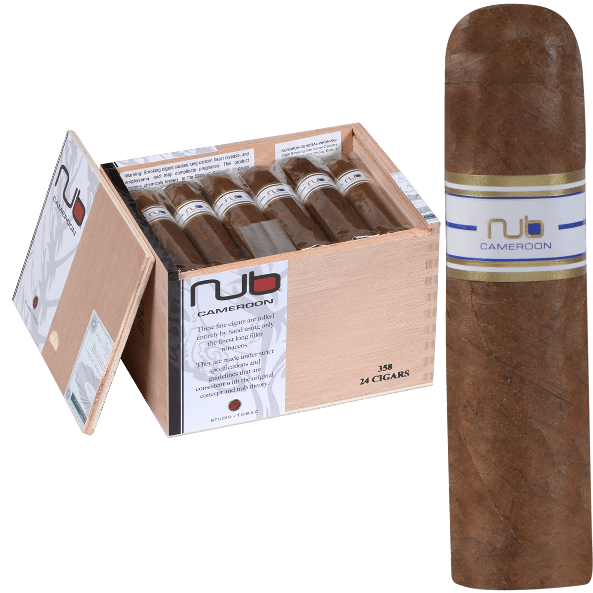 Nub Cameroon 358 24 Ct. Box 3.75X58