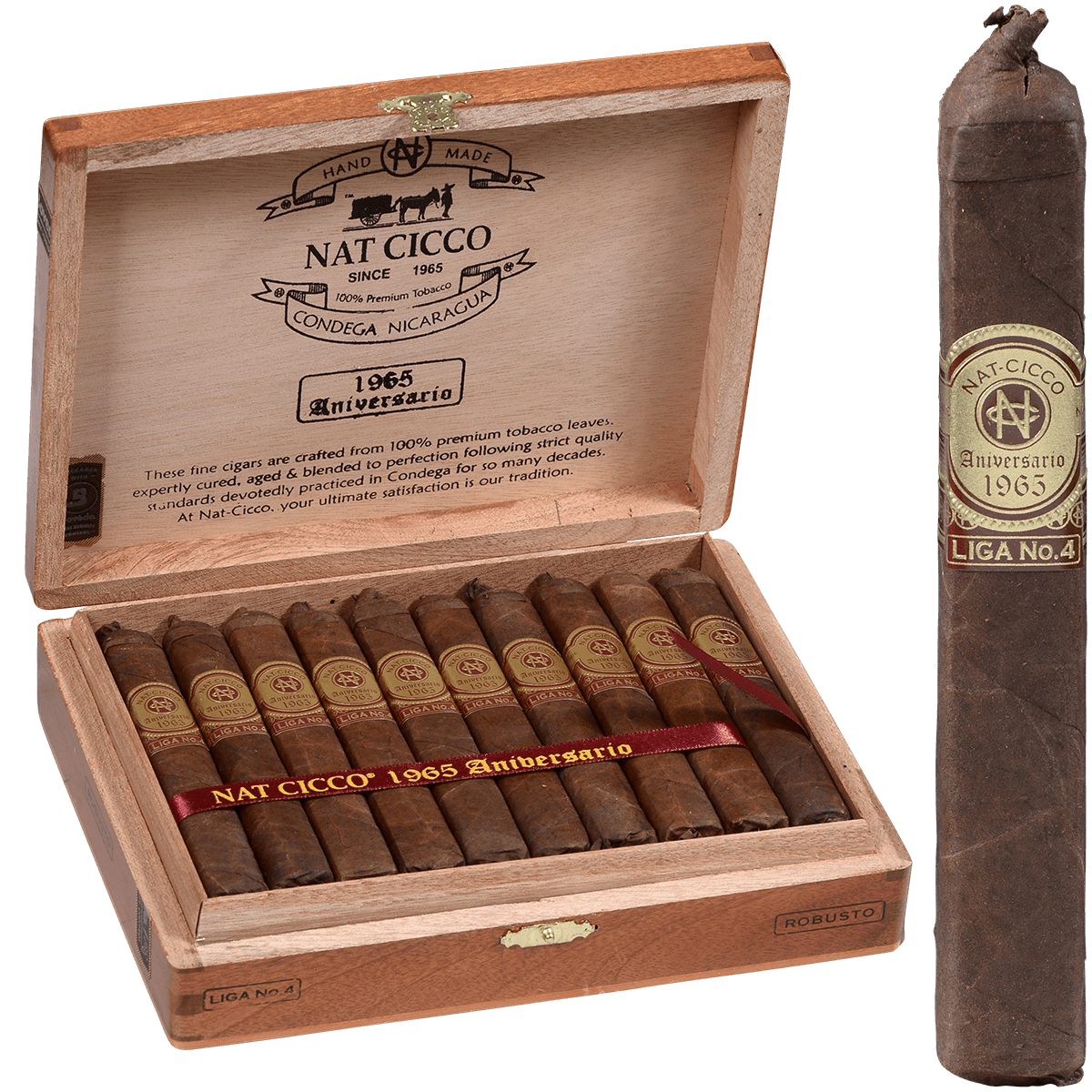 Nat Cicco Aniversario Robusto 20 Ct. Box 5.00X52