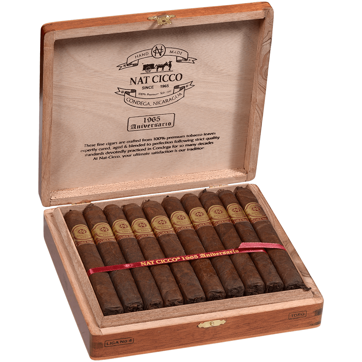 Nat Cicco 1965 Aniversario Toro 20 Ct. Box 6.00X52