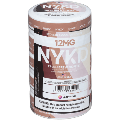 Nykd Us Nicotine Pouches Fresh Brew Coffee 12Mg 1/5 Ct.