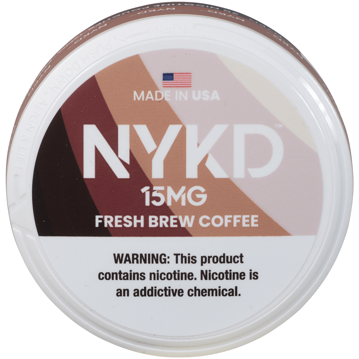 Nykd Us Nicotine Pouches Fresh Brew Coffee 15Mg 1/5 Ct.
