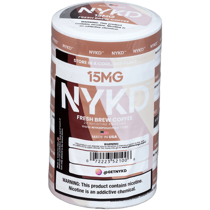 Nykd Us Nicotine Pouches Fresh Brew Coffee 15Mg 1/5 Ct.