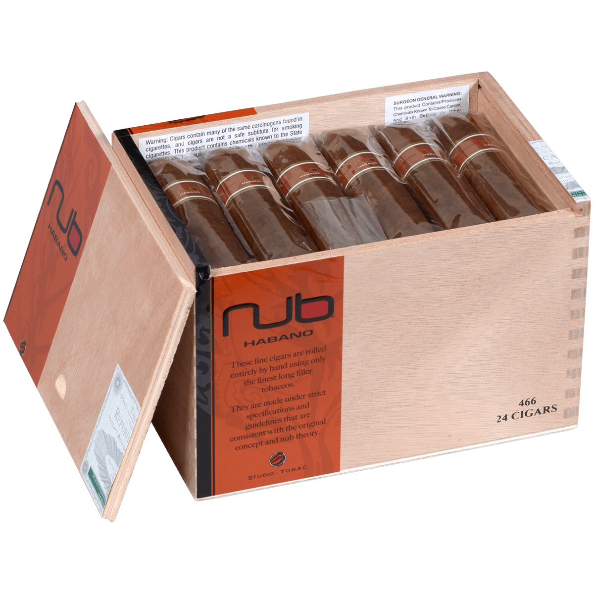 Nub Habano 466 24 Ct. Box 4.00X66