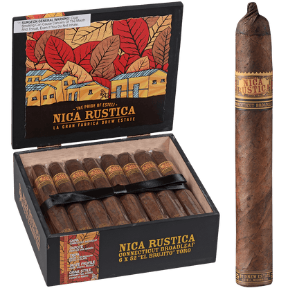 Nica Rustica Broadleaf El Brujito 25 Ct Box 6.00X52