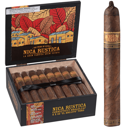 Nica Rustica Broadleaf El Brujito 25 Ct Box 6.00X52
