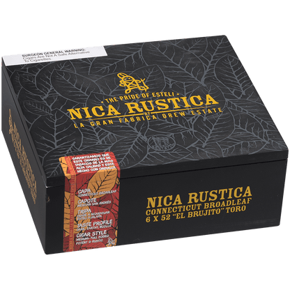 Nica Rustica Broadleaf El Brujito 25 Ct Box 6.00X52