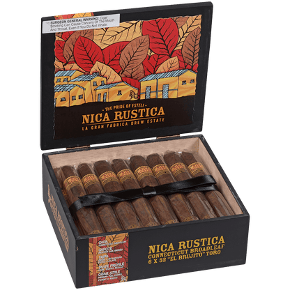Nica Rustica Broadleaf El Brujito 25 Ct Box 6.00X52