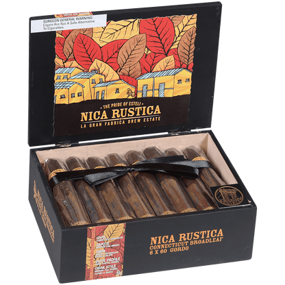 Nica Rustica Broadleaf Gordo 6X60 25 Ct Box