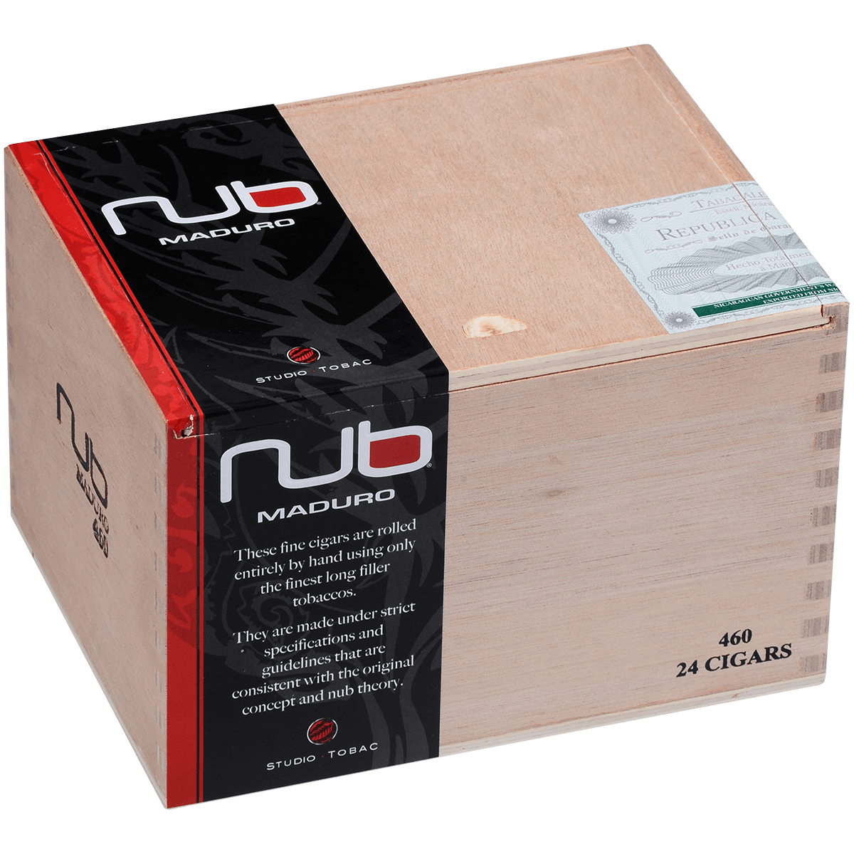 Nub Maduro 460 24 Ct. Box 4.00X60
