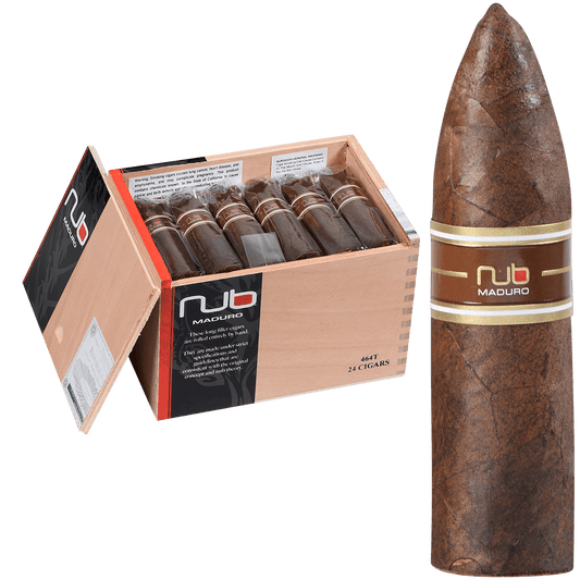 Nub Maduro 464 Torpedo 24 Ct. Box 4.00X64