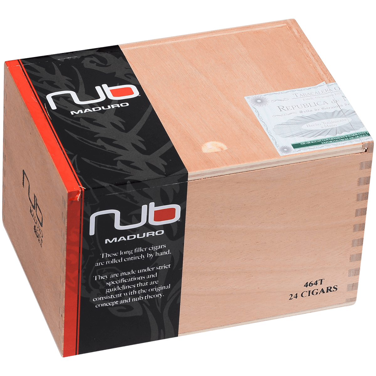 Nub Maduro 464 Torpedo 24 Ct. Box 4.00X64