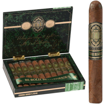 Notorious By Conor Mcgregor Corona Gordo Cigar 10 Ct Box 5.25X46