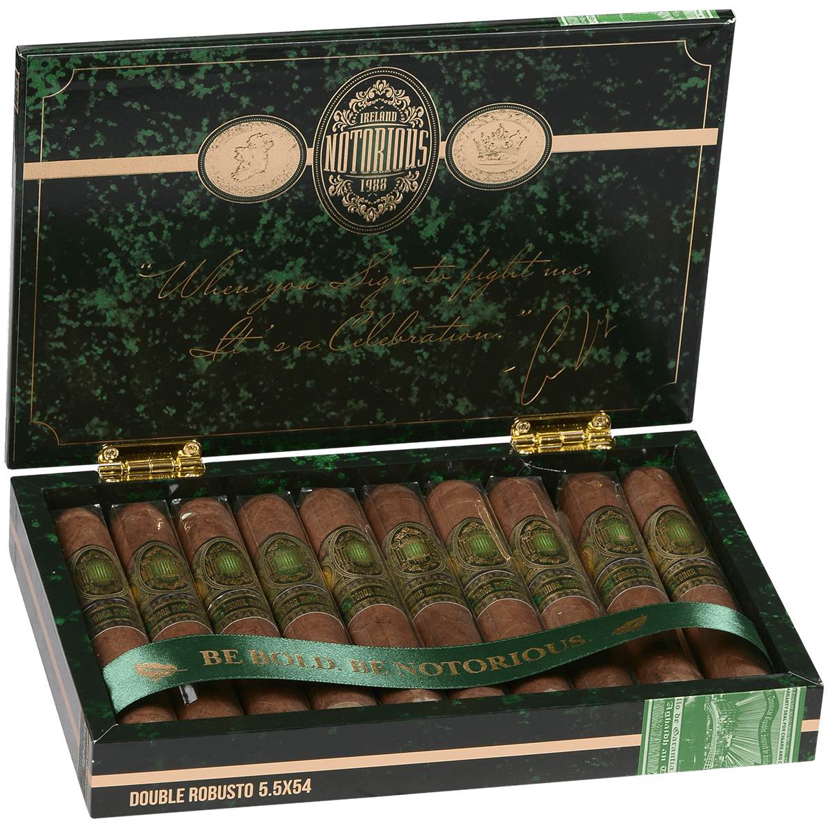 Notorious By Conor Mcgregor Double Robusto 10 Ct Box 5.5X54