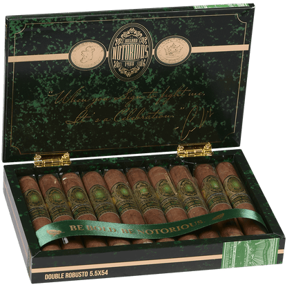Notorious By Conor Mcgregor Double Robusto 10 Ct Box 5.5X54