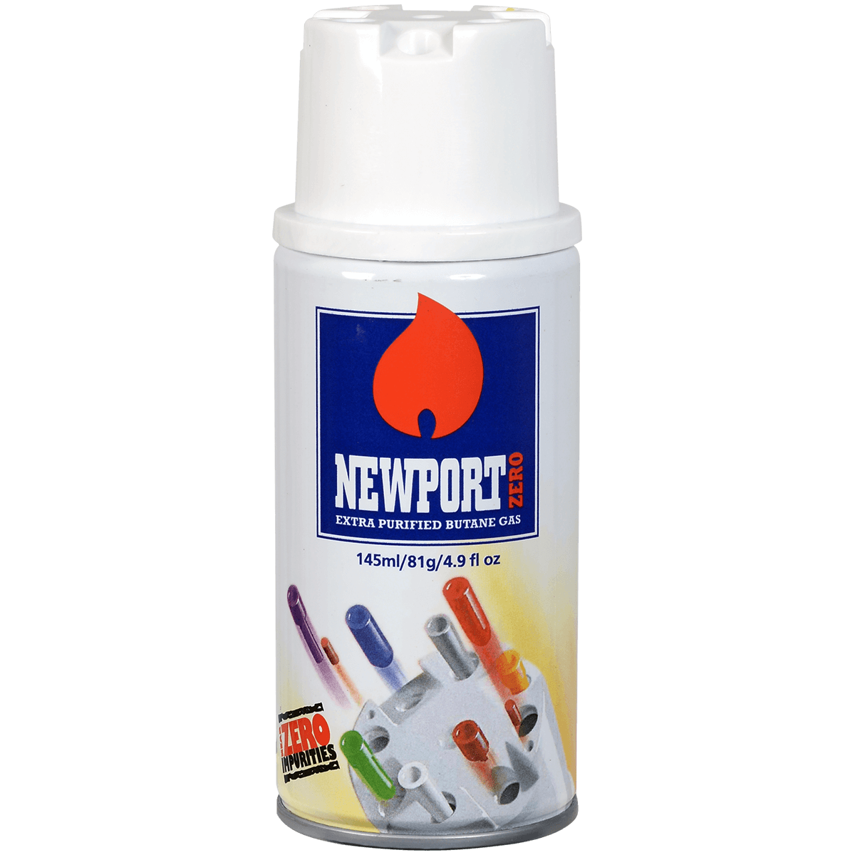 Butane Newport Zero Extra Purified 145Ml 12 Ct. Carton For California