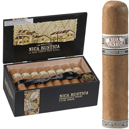 Drew Estate Nica Rustica Shade Gordo 5X66 25Ct Box
