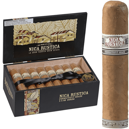Drew Estate Nica Rustica Shade Gordo 5X66 25Ct Box