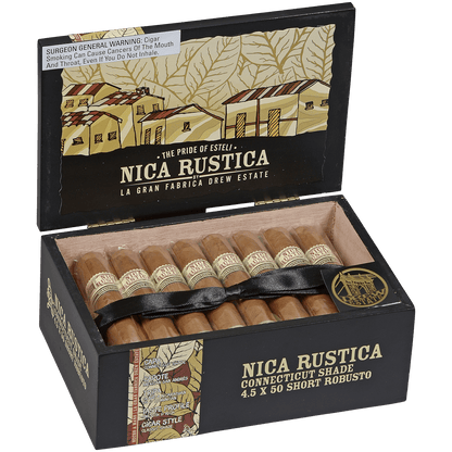Drew Estate Nica Rustica Shade Robusto 4.5X50 25Ct Box