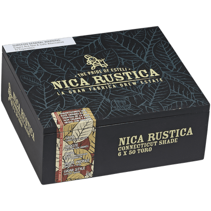 Drew Estate Nica Rustica Shade Toro 6X50 25Ct Box