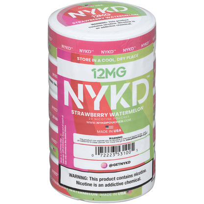 Nykd Us Nicotine Pouches Strawberry Watermelon 12Mg 1/5 Ct.