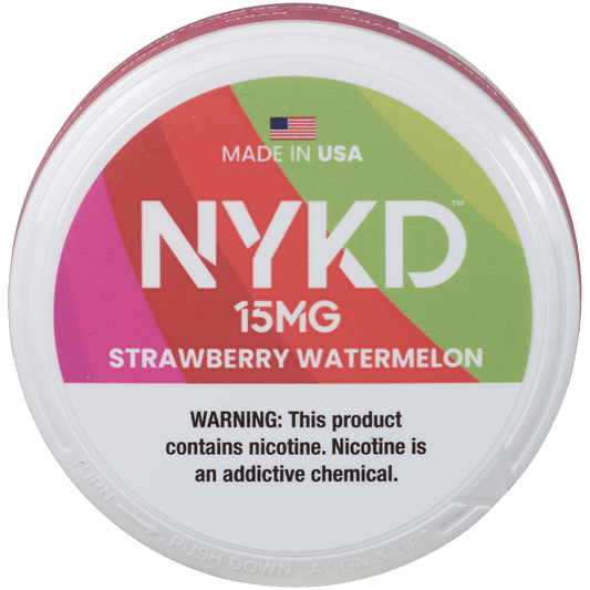 Nykd Us Nicotine Pouches Strawberry Watermelon 15Mg 1/5 Ct.