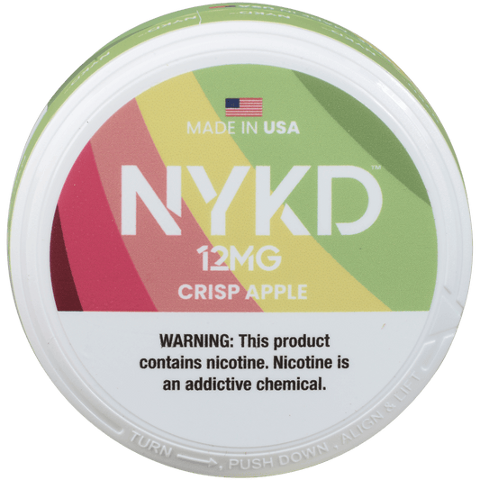 Nykd Us Nicotine Pouches Crisp Apple 12Mg 1/5 Ct.