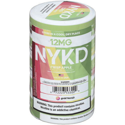 Nykd Us Nicotine Pouches Crisp Apple 12Mg 1/5 Ct.