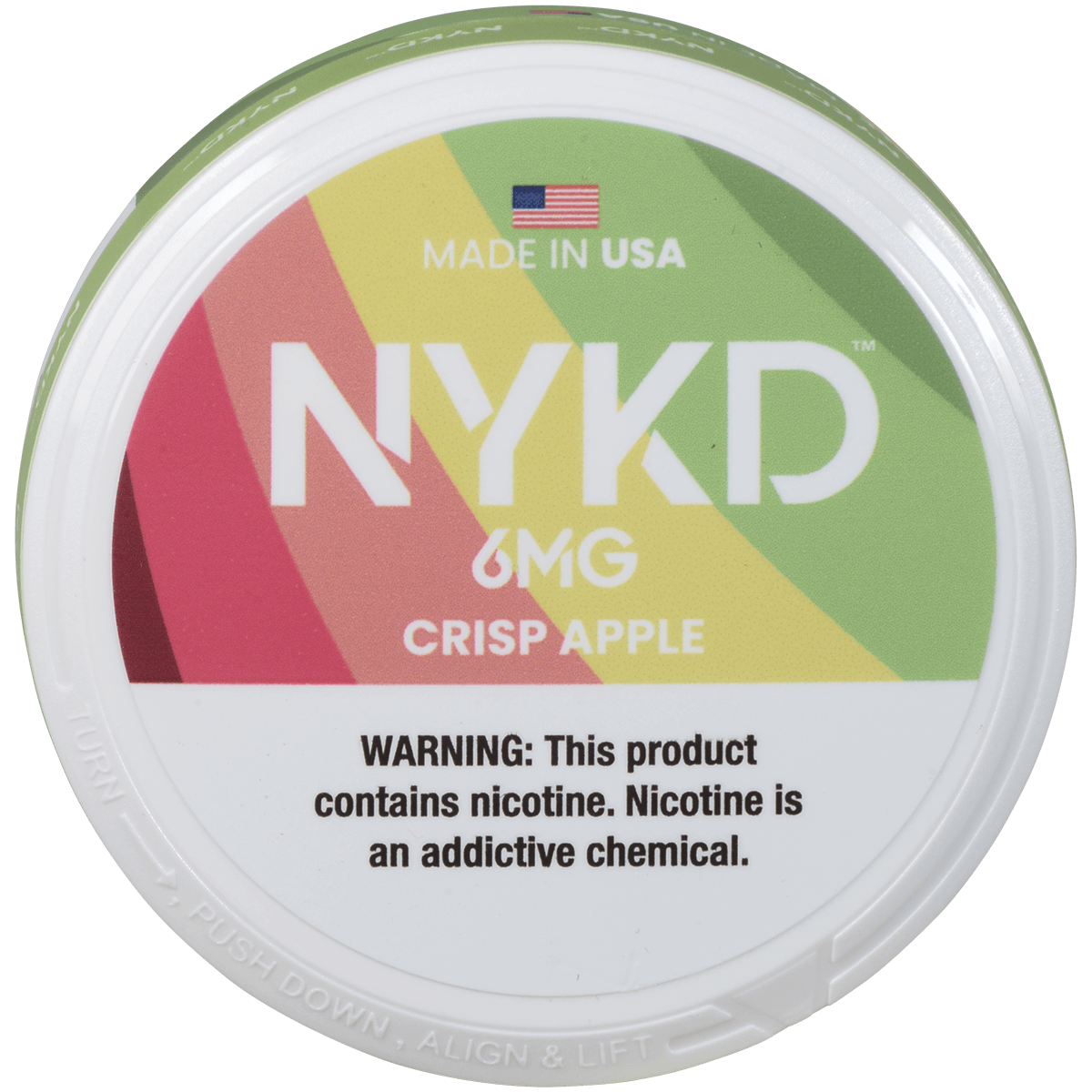 Nykd Us Nicotine Pouches Crisp Apple 6Mg 1/5 Ct.