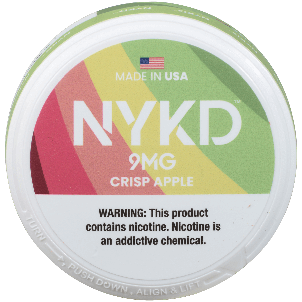 Nykd Us Nicotine Pouches Crisp Apple 9Mg 1/5 Ct.