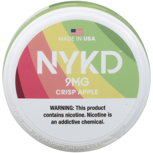 Nykd Us Nicotine Pouches Crisp Apple 9Mg 1/5 Ct.