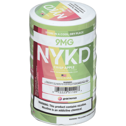 Nykd Us Nicotine Pouches Crisp Apple 9Mg 1/5 Ct.