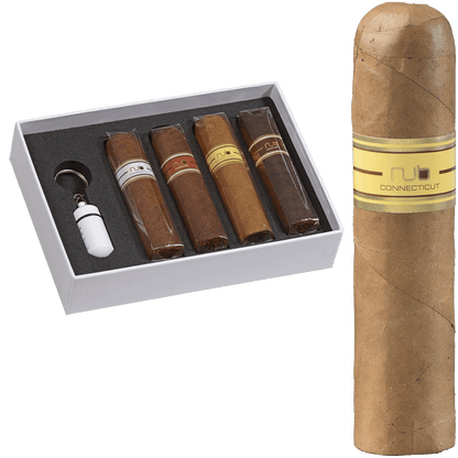 OLIVA NUB HOLIDAY SAMPLER WITH 1 NUB ELECTRIC LIGHTER 4 CIGARS