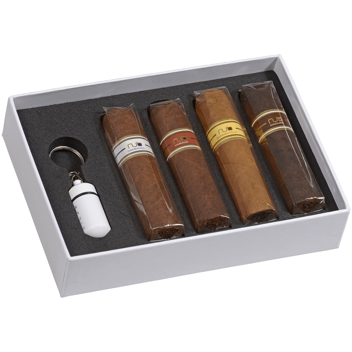 OLIVA NUB HOLIDAY SAMPLER WITH 1 NUB ELECTRIC LIGHTER 4 CIGARS