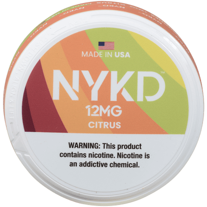 Nykd Us Nicotine Pouches Citrus 12Mg 1/5 Ct.