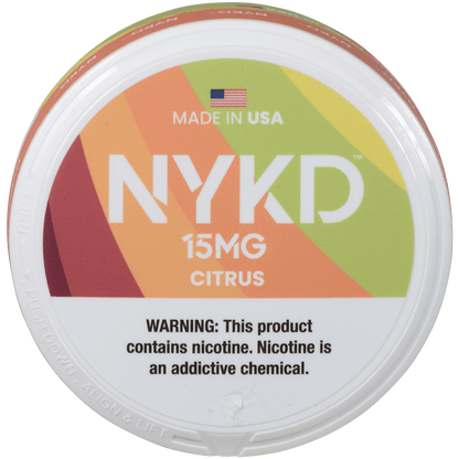 Nykd Us Nicotine Pouches Citrus 15Mg 1/5 Ct.