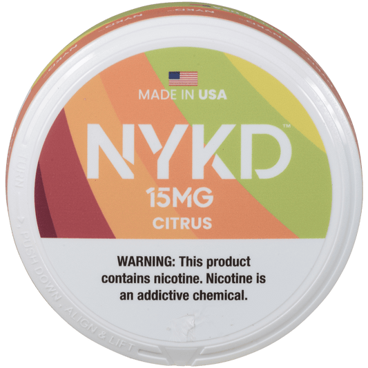 Nykd Us Nicotine Pouches Citrus 15Mg 1/5 Ct.