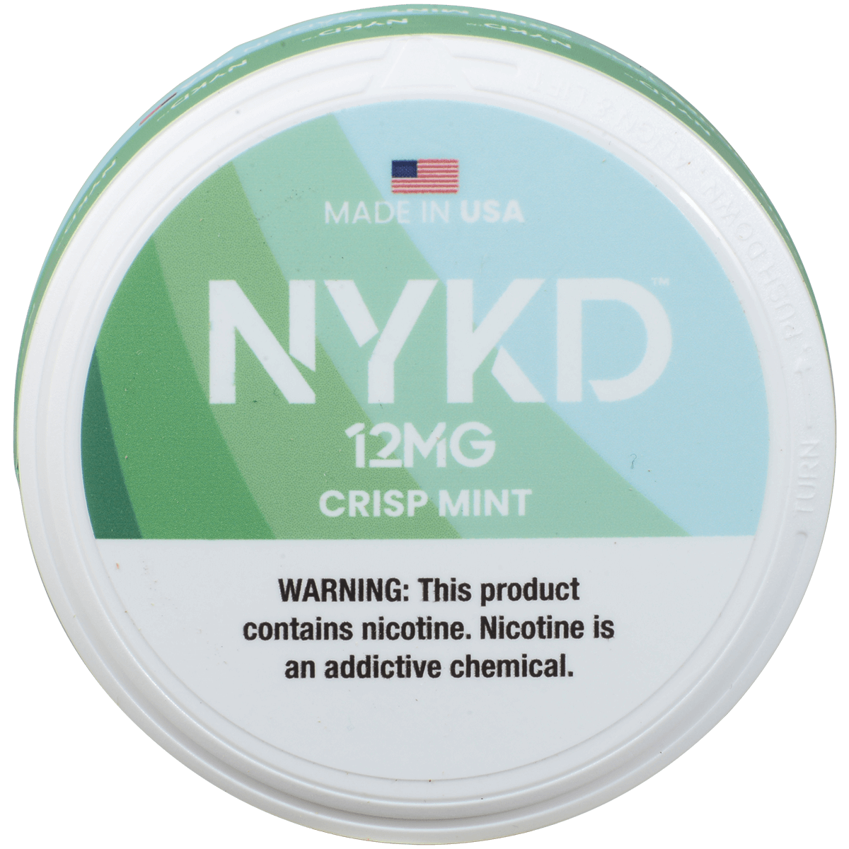 Nykd Us Nicotine Pouches Crisp Mint 12Mg 1/5 Ct.