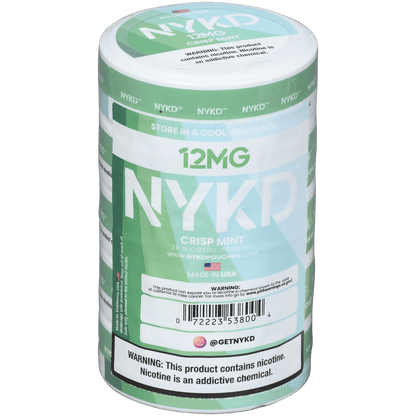 Nykd Us Nicotine Pouches Crisp Mint 12Mg 1/5 Ct.