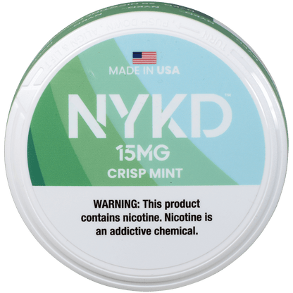 Nykd Us Nicotine Pouches Crisp Mint 15Mg 1/5 Ct.