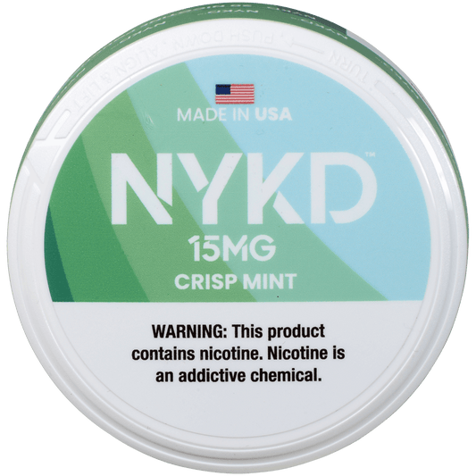 Nykd Us Nicotine Pouches Crisp Mint 15Mg 1/5 Ct.